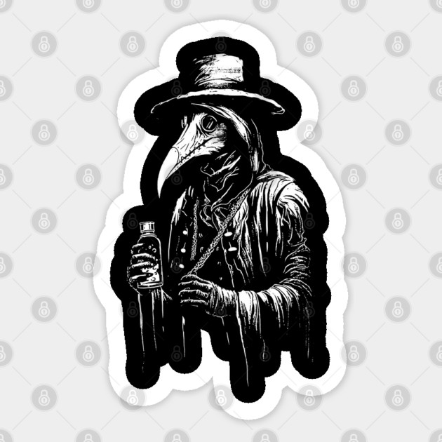 Plague Doctor Sticker by GoshWow®