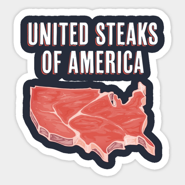 United Steaks Of America Magnet by GoshWow®