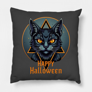 Halloween Cat Pillow