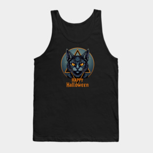 Halloween Cat Tank Top