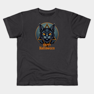 Halloween Cat Kids T-Shirt