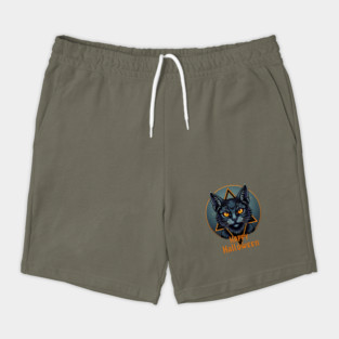 Halloween Cat Shorts