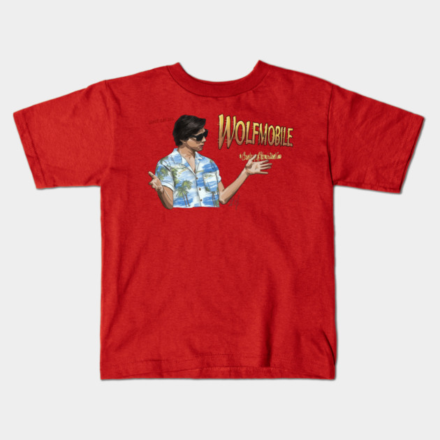 Stiles' Wolfmobile Kids T-Shirt by 51Deesigns