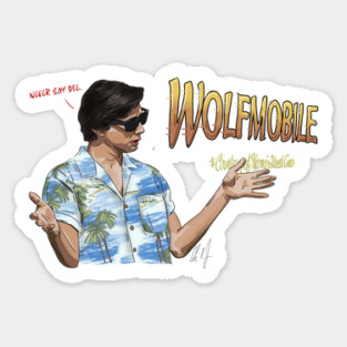 Stiles' Wolfmobile Sticker