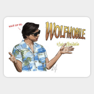 Stiles' Wolfmobile Magnet