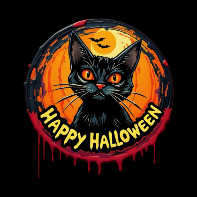 Happy Halloween Cat by Pete the Cat Guy