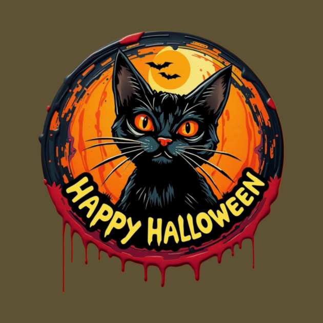 Happy Halloween Cat by Pete the Cat Guy