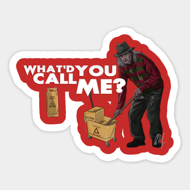 Scream! It's Fred the Janitor! Magnet by 51Deesigns