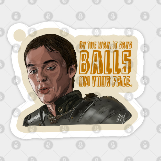 Fast Food Knight: BTW Sticker by 51Deesigns