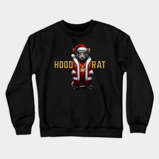Hood Rat - Santa Crewneck Sweatshirt