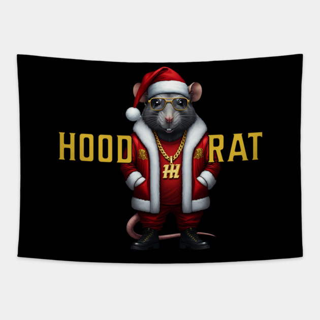 Hood Rat - Santa Tapestry by UrbanLifeApparel