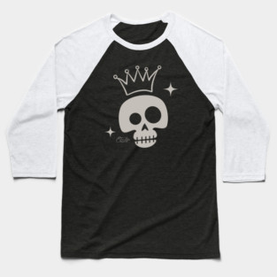 King Skull Baseball T-Shirt