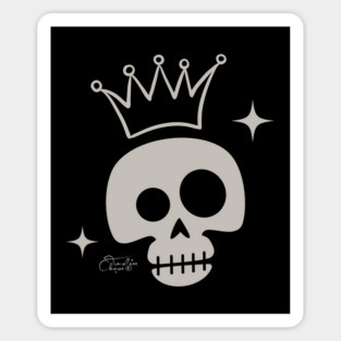King Skull Sticker
