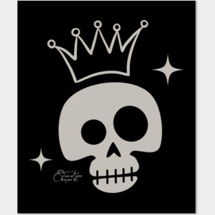 King Skull Posters and Art
