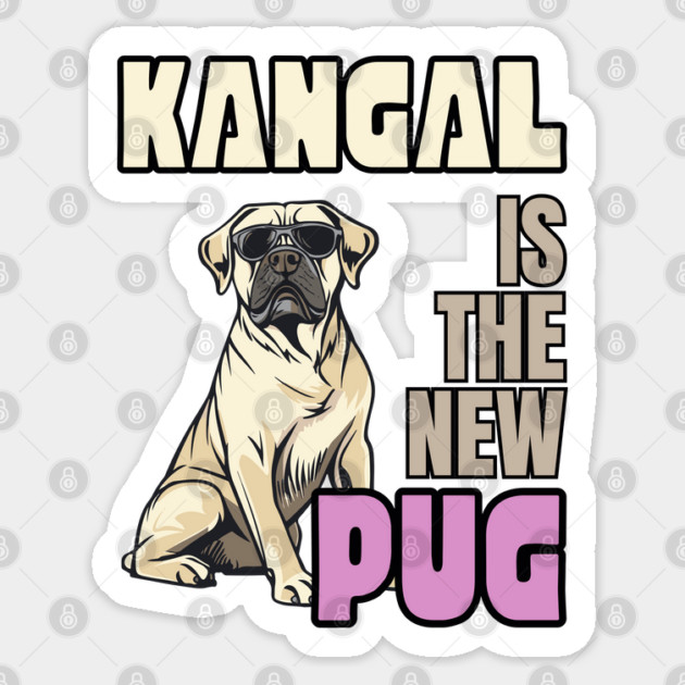 Dog Lovers - FunnyTee - Retro Style Kangal Sticker by TuncGK