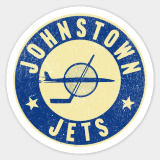 Retro Hockey Johnstown Jets Hockey Team Pennsylvania Sticker