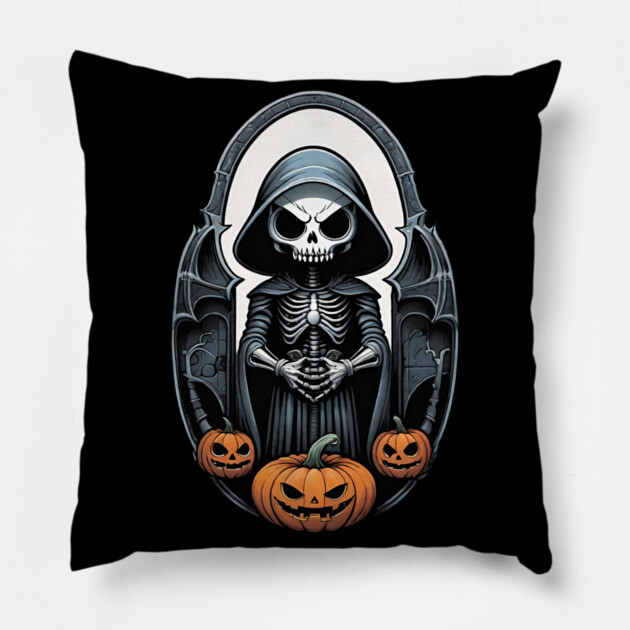 Skeleton Lord Pillow by Grave Digs