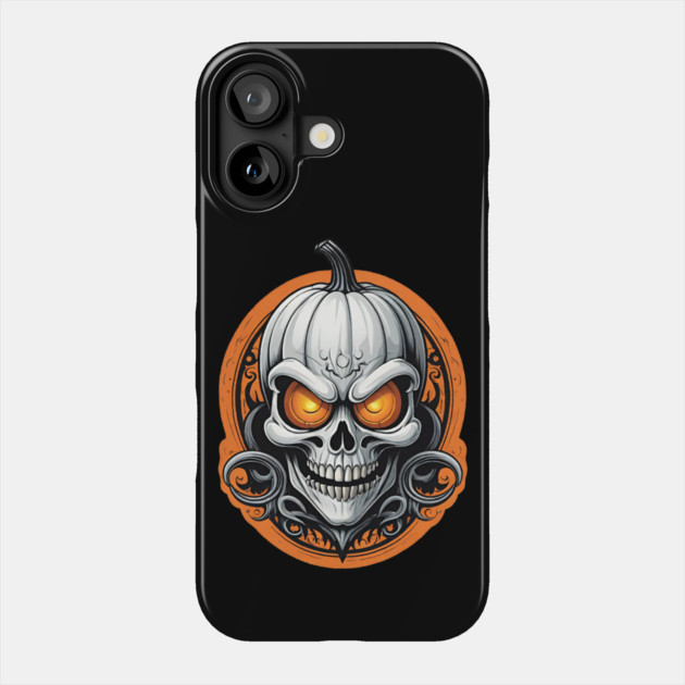 Pumpkin Head Phone Case by Grave Digs