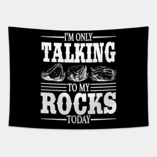 Rock Collector - Funny Geologist Tapestry