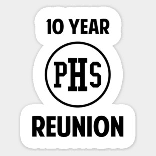 Points High Reunion Grosse Pointe Blank Sticker