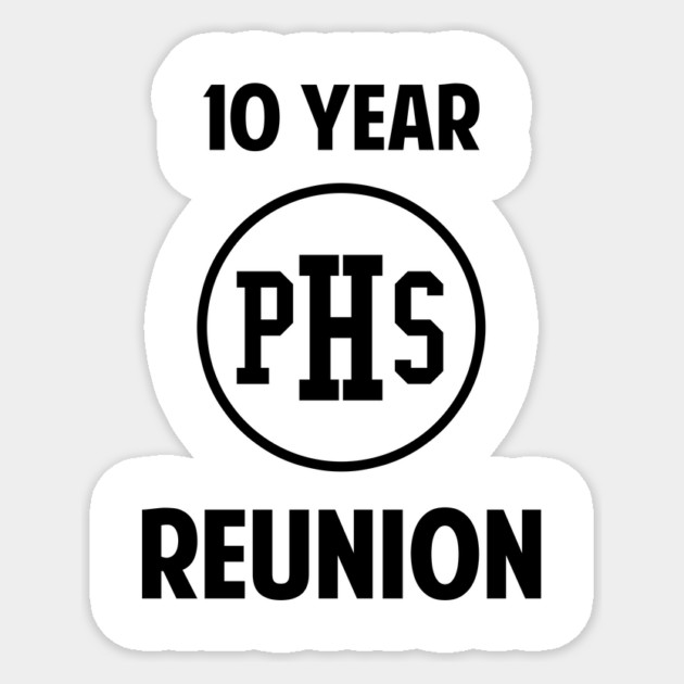 Points High Reunion Grosse Pointe Blank Sticker by dumbshirts