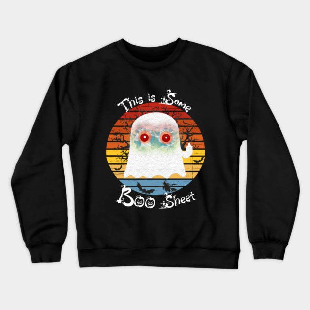 This Is Some Boo Sheet Ghost Crewneck Sweatshirt by Db Printed