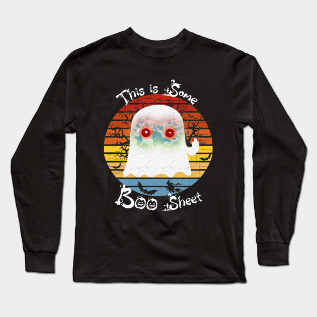 This Is Some Boo Sheet Ghost Long Sleeve T-Shirt by Db Printed