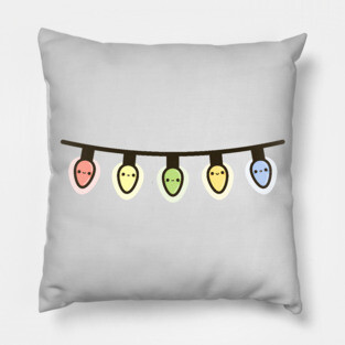 Cute Christmas lights Pillow