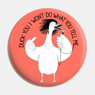 Duck You! | Animal Karaoke Collection Pin