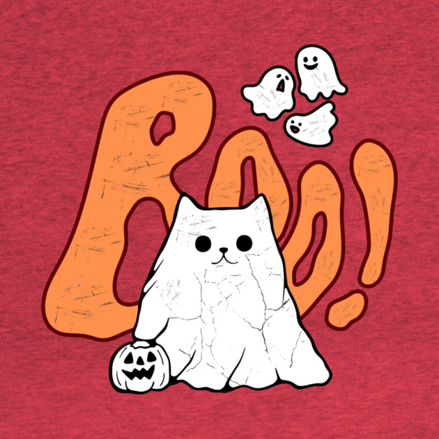 Cat Ghost Of Disapproval Halloween by teewyld