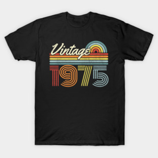 Vintage 1975, 50th birthday T-Shirt