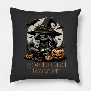 Spellbound Reader Witch Pillow