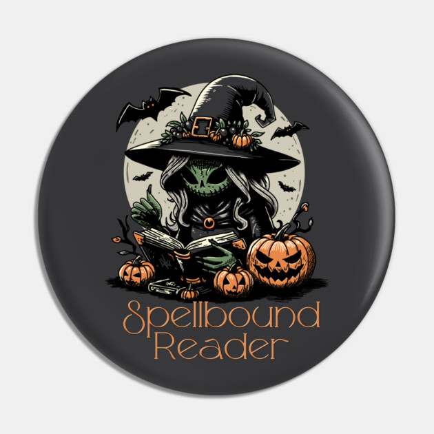 Spellbound Reader Witch Pin by H. R. Sinclair