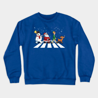 Christmas Road Crewneck Sweatshirt