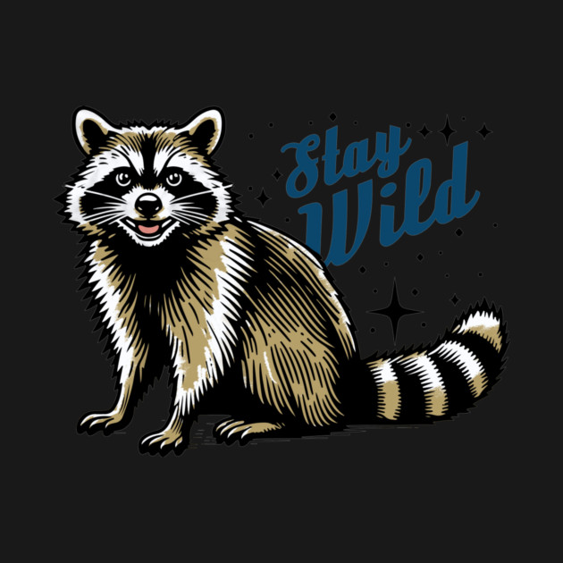Stay Wild Raccoon by CreativeSage