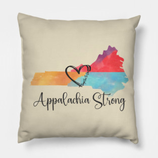 Appalachia Strong - Hurricane Helene Disaster Pillow