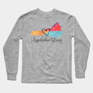 Appalachia Strong - Hurricane Helene Disaster Long Sleeve T-Shirt