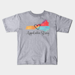 Appalachia Strong - Hurricane Helene Disaster Kids T-Shirt