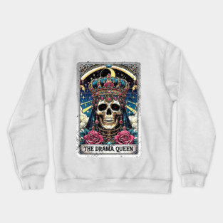 DEAD SKULL DRAMA QUEEN Crewneck Sweatshirt