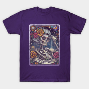DEAD SKULL SALTY BITCH - HALLOWEEN T-Shirt