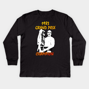1983 Grand Prix Champion Kids Long Sleeve T-Shirt