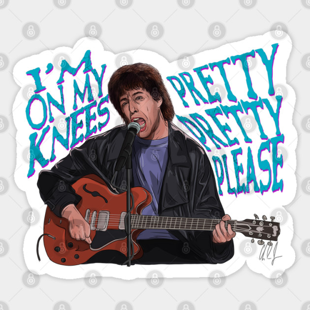 Wedding Singer:  Pretty, Pretty Please Sticker by 51Deesigns