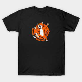 Orange Cat Behavior T-Shirt