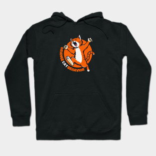 Orange Cat Behavior Hoodie