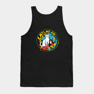 Cats not kids Tank Top