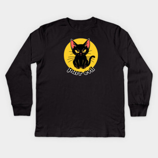 Purr Evil Kids Long Sleeve T-Shirt
