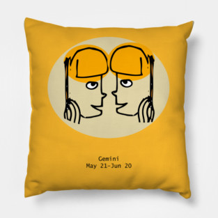 Gemini - Zodiac Sign Pillow