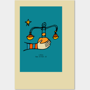 Libra - Zodiac Sign Posters and Art
