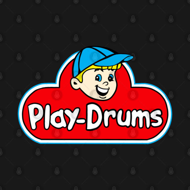 play drums play doh style design by Utopia Art &amp; Illustration