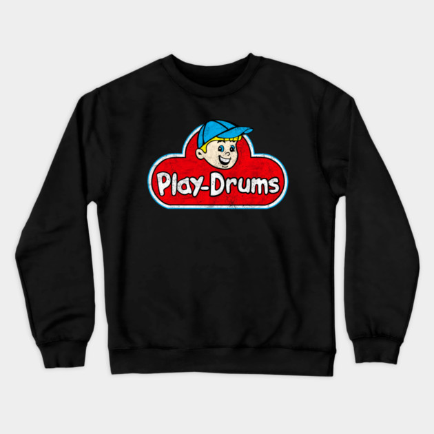 Vintage play drums play doh Crewneck Sweatshirt by Utopia Art &amp; Illustration